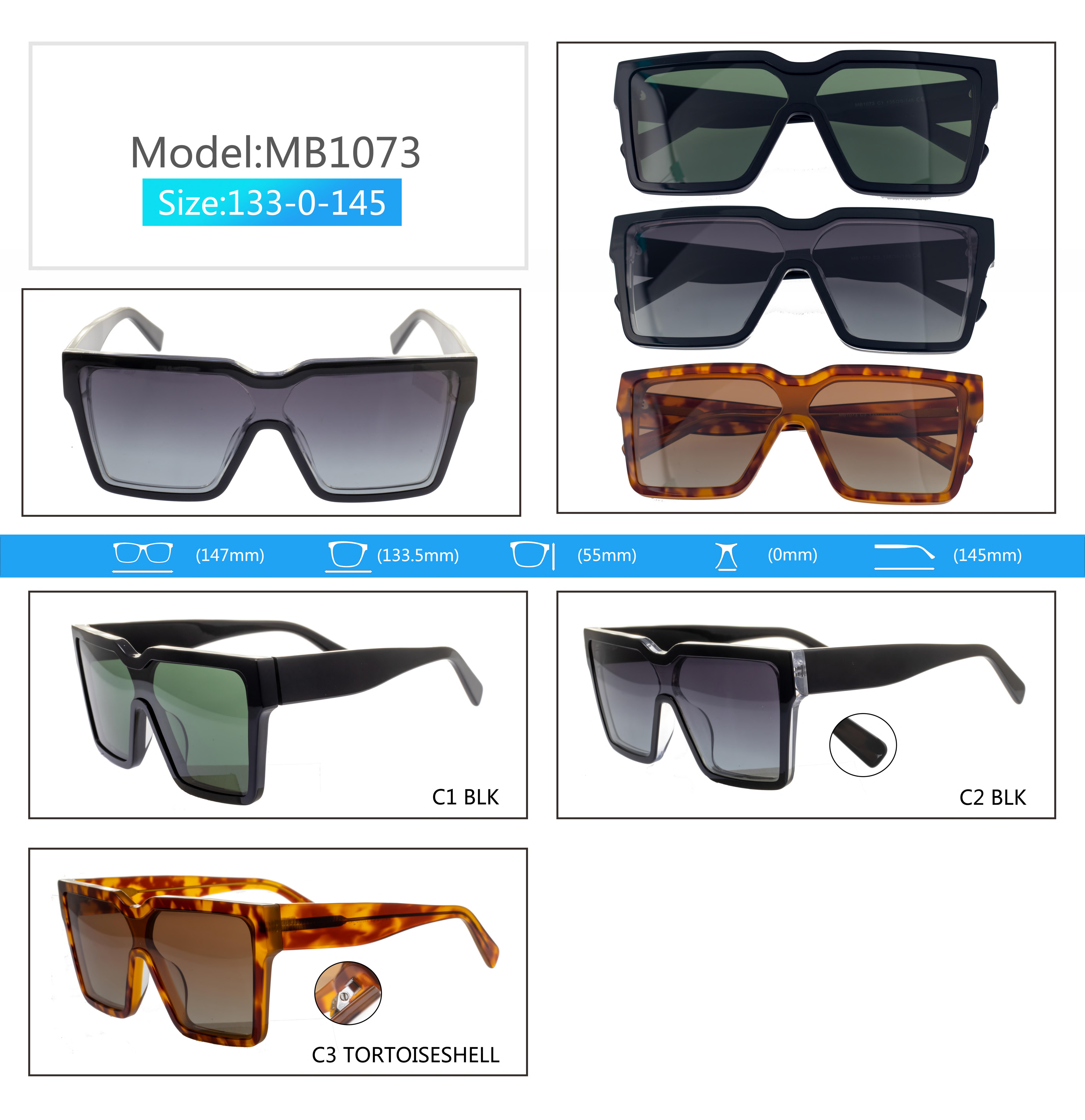 Super practical wide-brimmed sunglasses