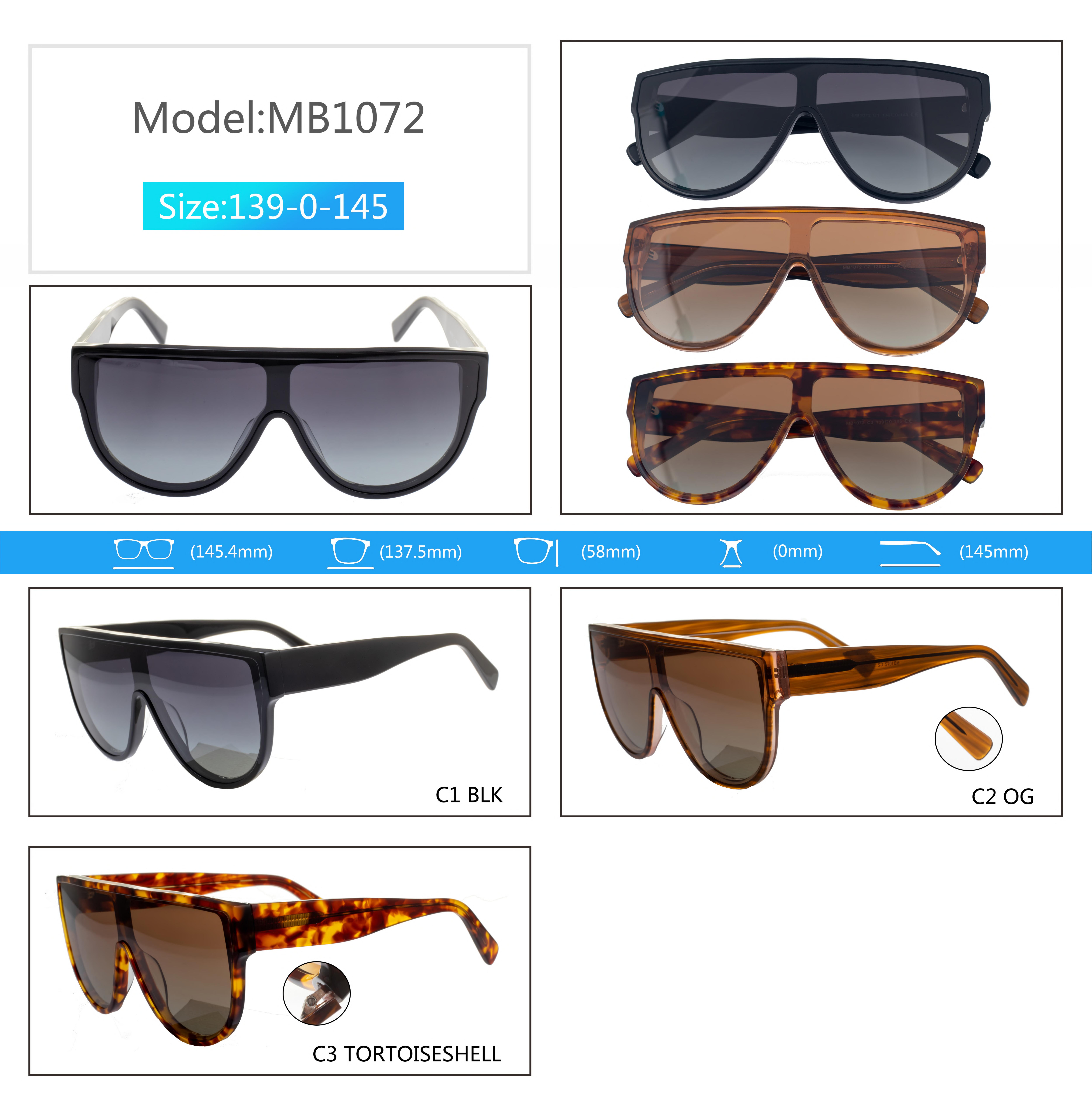 Super practical wide-brimmed sunglasses