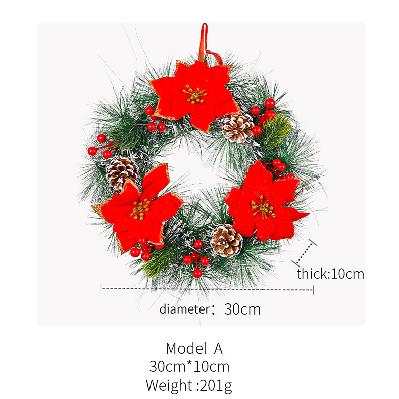 H15 Christmas Wreath(A/B/C) - www.ecylife.com
