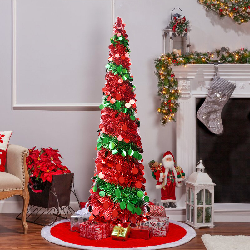 T2 POP Folding Christmas Tree (Red)